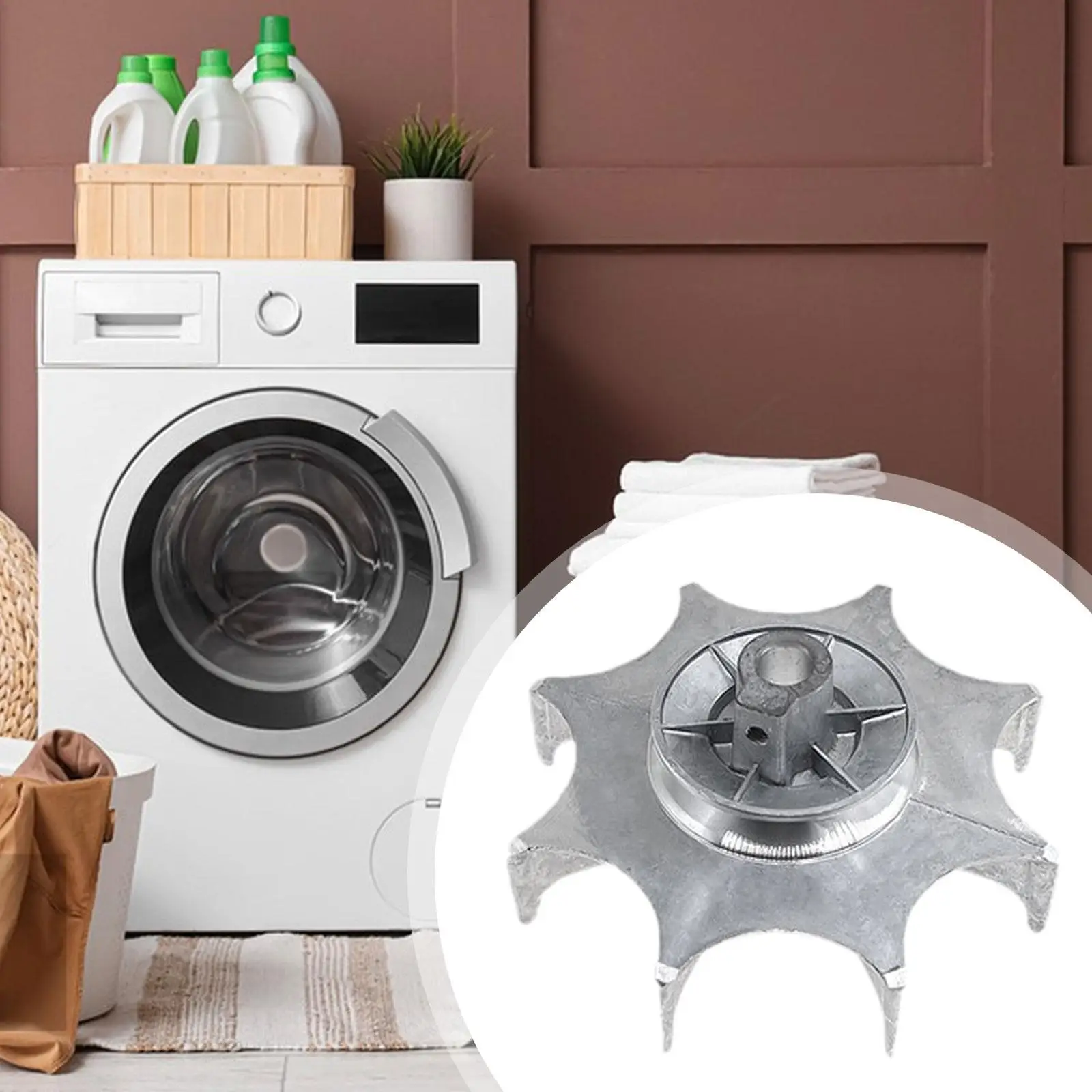 Washer Motor Pulley Reliable Metal Easy Installation Washer Parts Stable