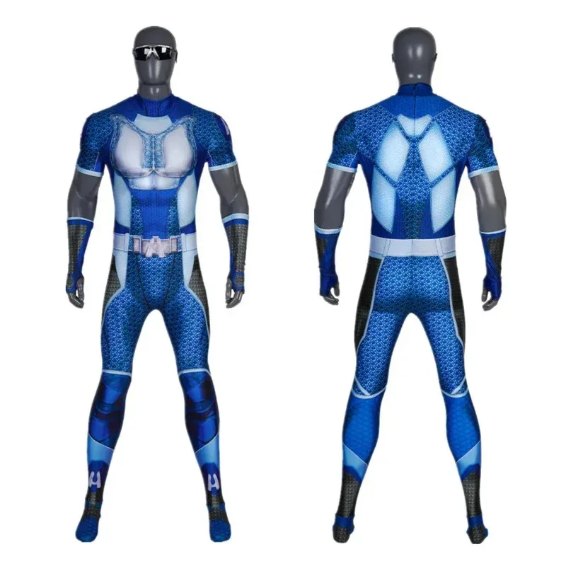 기차 코스프레 어린이 의상 코스프레 의상 A-train 코스프레 복장 젠타이 고글 점프 슈트 및 Hasuard 남성 정장