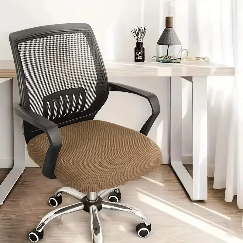 Spandex-Sitzbezüge für Bürostuhl, Schonbezug für Computerstuhl, Sesselschutz, Sitzbezug, elastischer Bürostuhlbezug – Detail 17