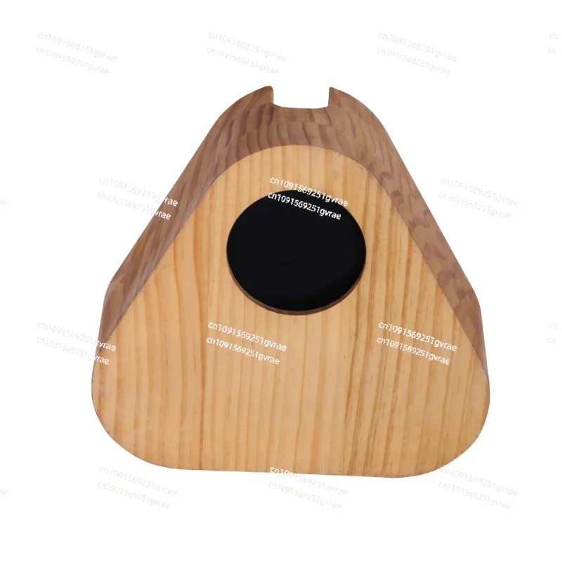 Coffee powder pressing seat Wooden filling seat Coffee machine handle support seat Bar table powder pressing pad