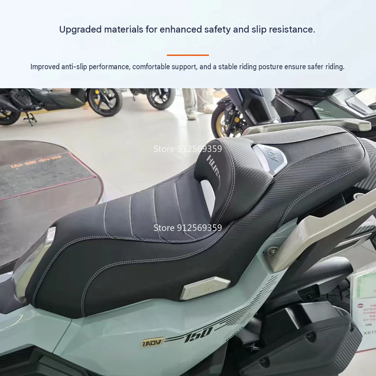 Fit for Sym ADX 150 Husky 150 ADV Motorcycle Modified Front Driver Rear Passenger Seat Cushion One Piece Lower 3-5cm Seat ADX150 - view 6