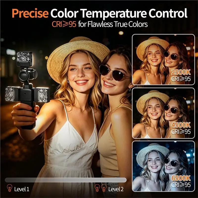 ABZW 3Pcs Magnetic Selfie Fill Light For DJI Osmo Pocket