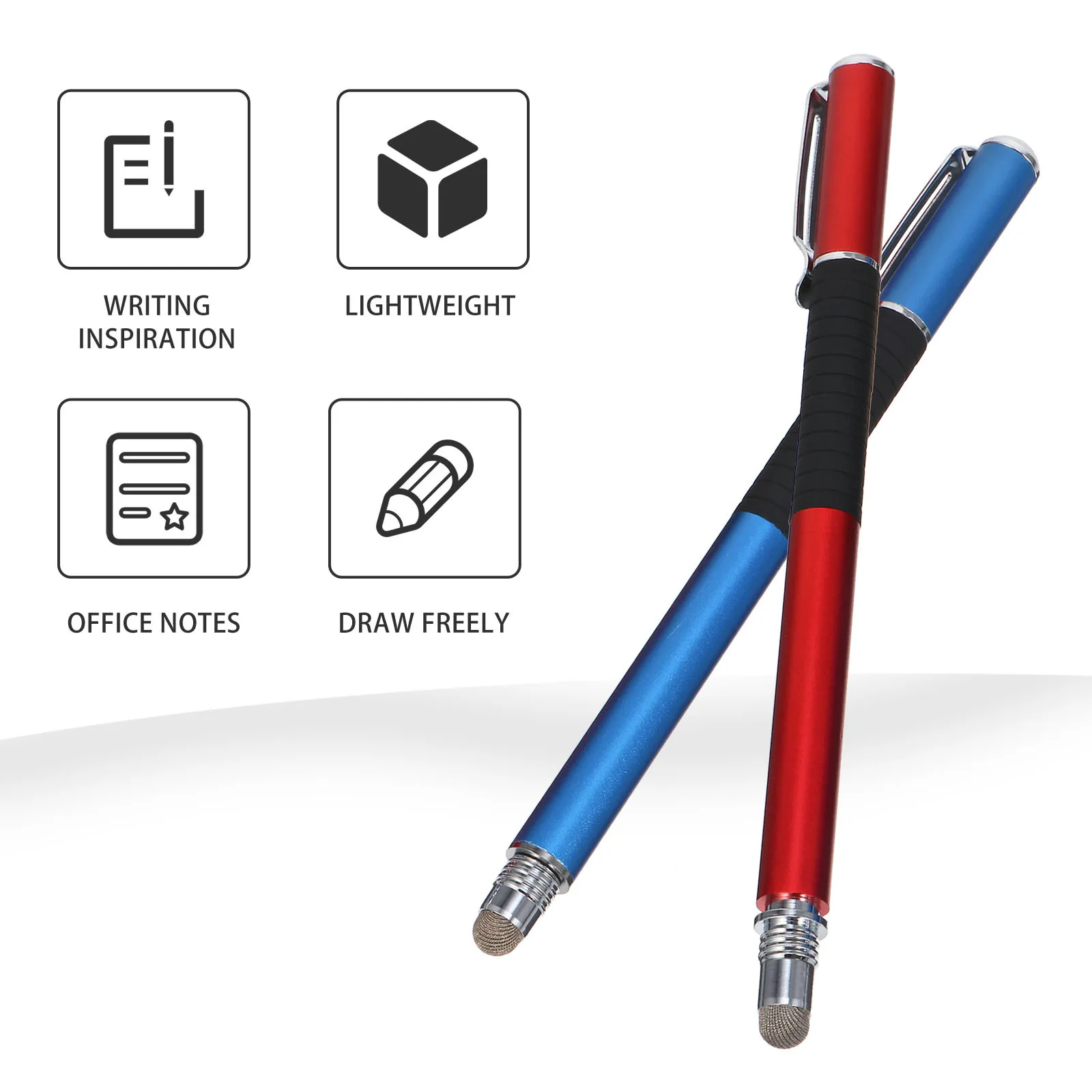 

Touch Screen Pen Kit High Precision Capacitive Stylus With Replaceable Transparent Nib For Painting Drawing