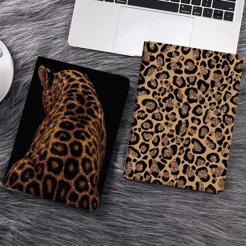 

Golden Leopard Pattern Gift Tablet Case For Samsung Galaxy Tab S7 S8 S9 S10 FE Lite