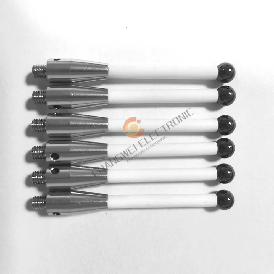 High-precision 0.001 general-purpose optical edge finder center rod 3coordinate ceramic rod probe replaces Renishaw M4 ruby head