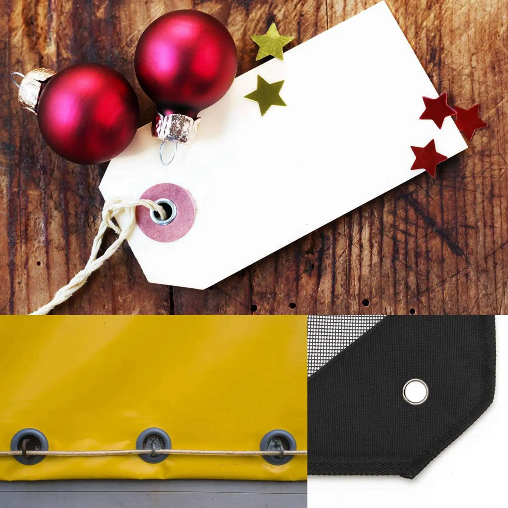 

AB35-200 Набор втулок 1/4 дюйма, втулки, люверсы с 6-компонентным набором инструментов для установки, 2 цвета