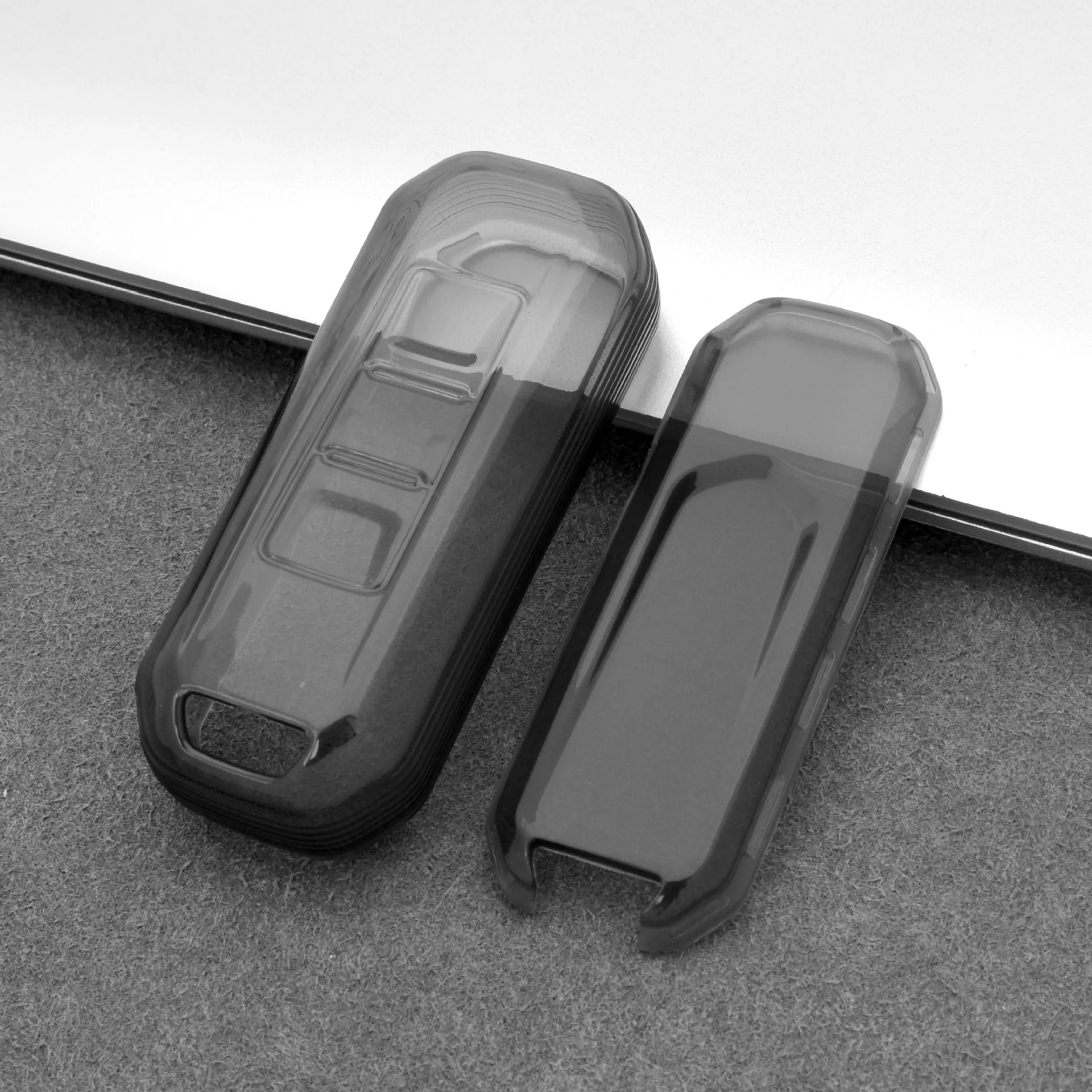 

Car key protective case is suitable for Wuling Baojun car key cover transparent silicone shell waterproof
