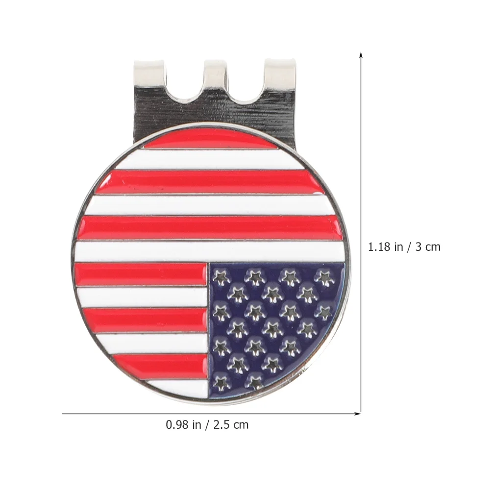 

3Pcs Golfs Hat Clips Portable Durable Zinc Alloy Ball Markers Convenient Hat Marker Golfing Supply Gift Golfs Ball Marker