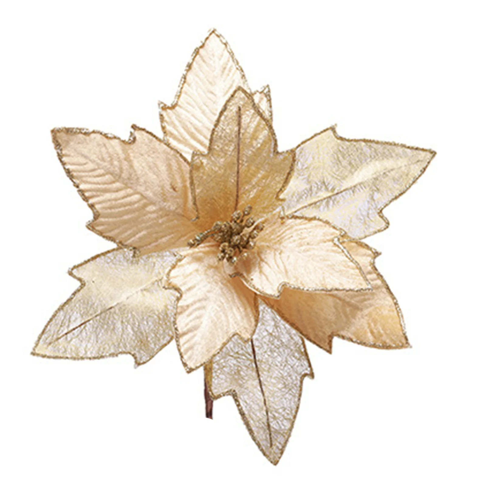 人工のクリスマスの花,クリスマスツリーの装飾,クリスマスの飾り,家の装飾,新年,30cm