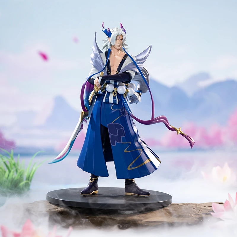 Nouveau Original Lol League Of Legends esprit fleur Yone jeu dramatique Statues 1/8 figurine modèle décorations de bureau