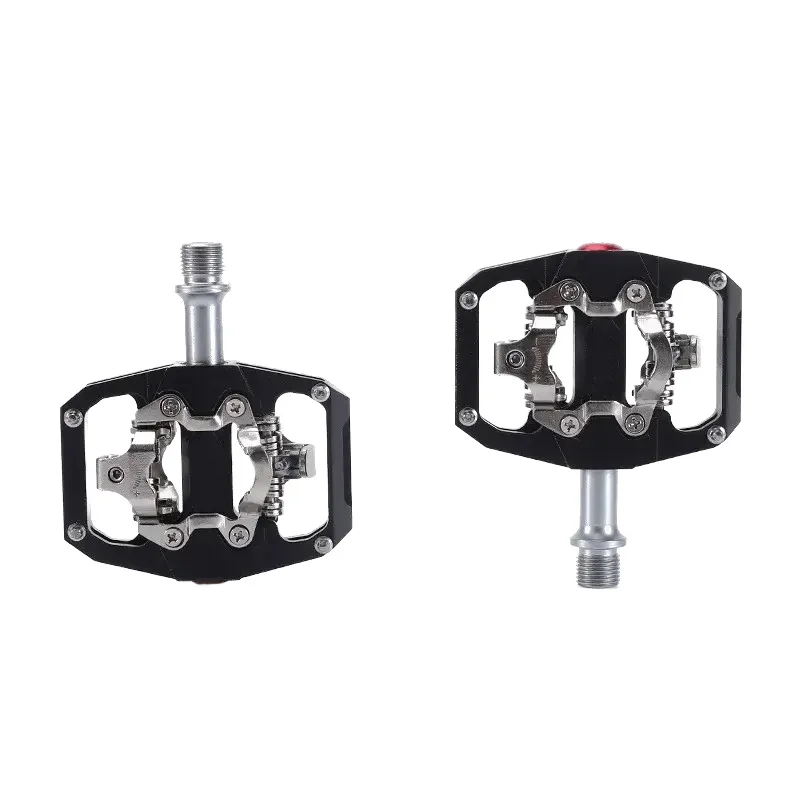 دواسات BMX من سبيكة ونايلون مع محامل SPD 3 محامل Cr-Mo قطع غيار سباق ذاتية الدواسة لدواسة دراجات السباق الجبلية #2