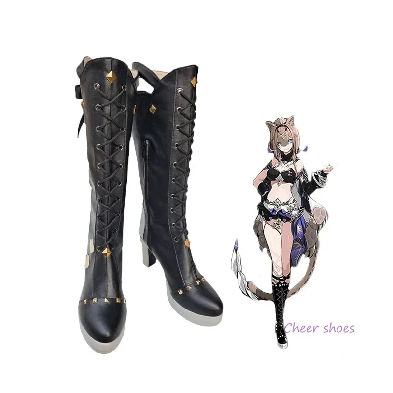 Game Honkai Impact 3rd Cosplay Shoes Comic Halloween Party Cosplay Costume Prop Women High-heel Shoes Comic