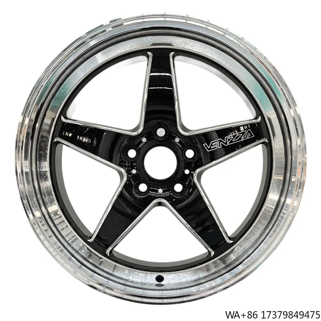 

High Gloss Black 18*8.5J 5*120 Aluminum Alloy Forged Passenger Car Wheels High Gloss Black