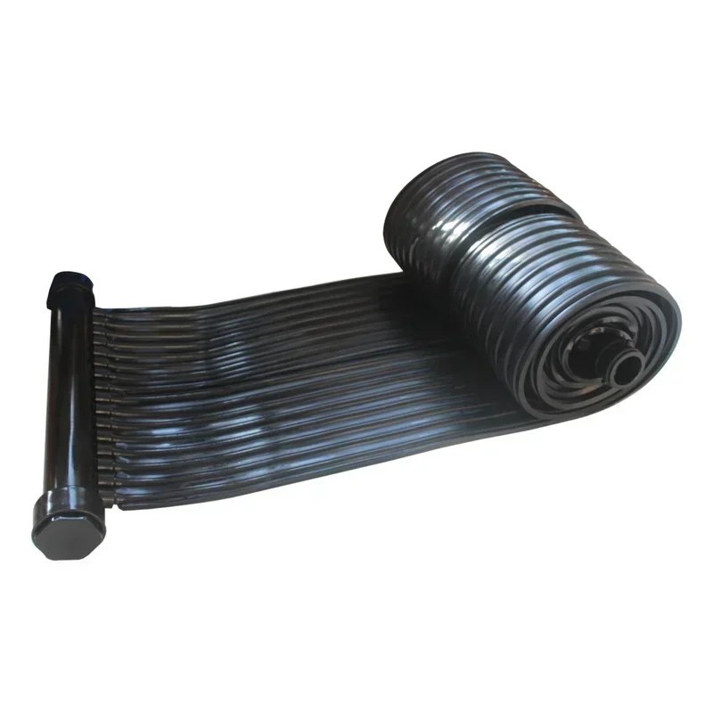 Swimming hot water panel pool heater black rubber solar heating NBR length 300cm sun energy mat