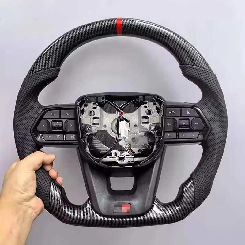 Carbon Fiber Leather Steering Wheel Upgraded for Multiple Models
