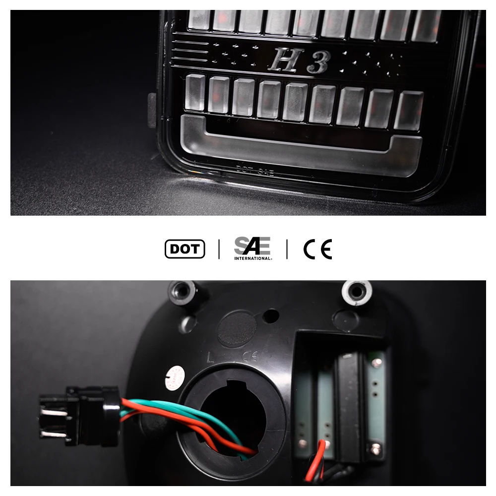 2x For Hummer H3 H3T 2006-2010 Front Bumper Corner Switchback White/Amber Sequential Led DRL Parking/Turn Signal Lights