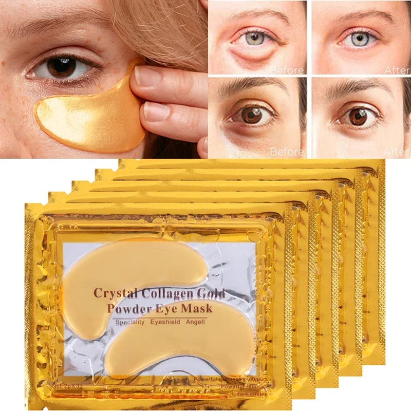 1/5/10 Pairs Collagen Crystal Eye Mask Moisturizing Gel Eye Patches Hydration Brighten Women Eyes Skin Care