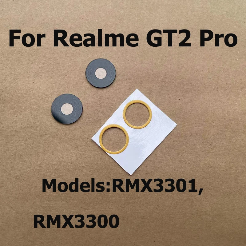 

New Camera Lens Cover For Realme GT2 Pro Rear Back Camera Glass Lens Cover With Sticker Repair Parts