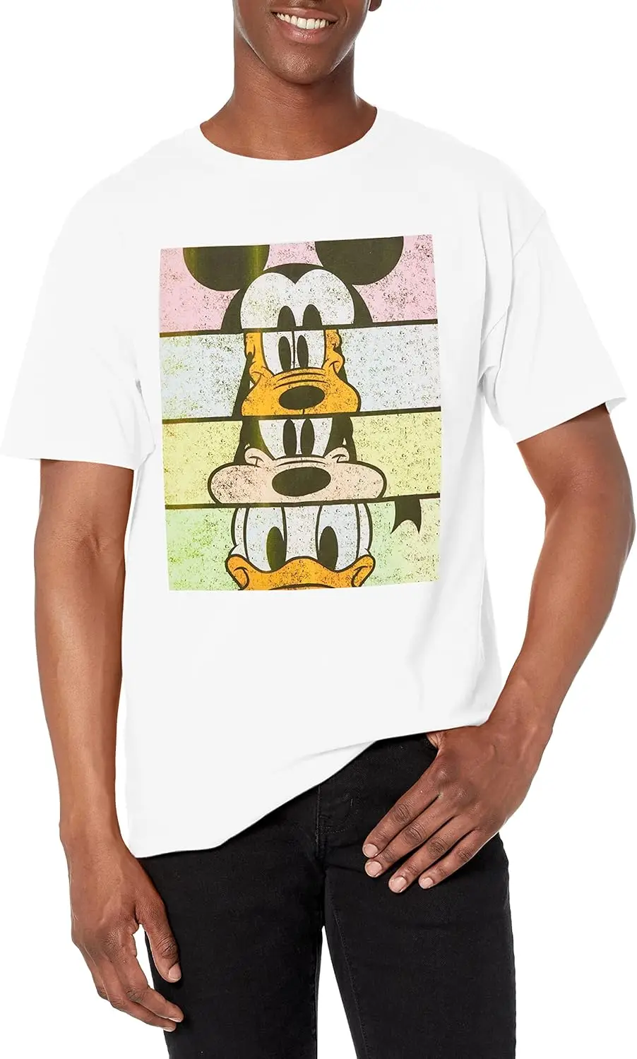 

Disney Mens Disney Characters Crew Crop T-shirtT-Shirt