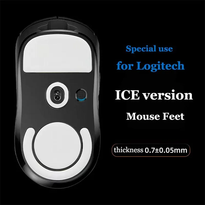 

Esports Tiger Gaming Mouse Feet ICE version Mouse Skate for Logitech GPW G Pro X Superlight G102 502 304 Mouse Glides Curve Edge