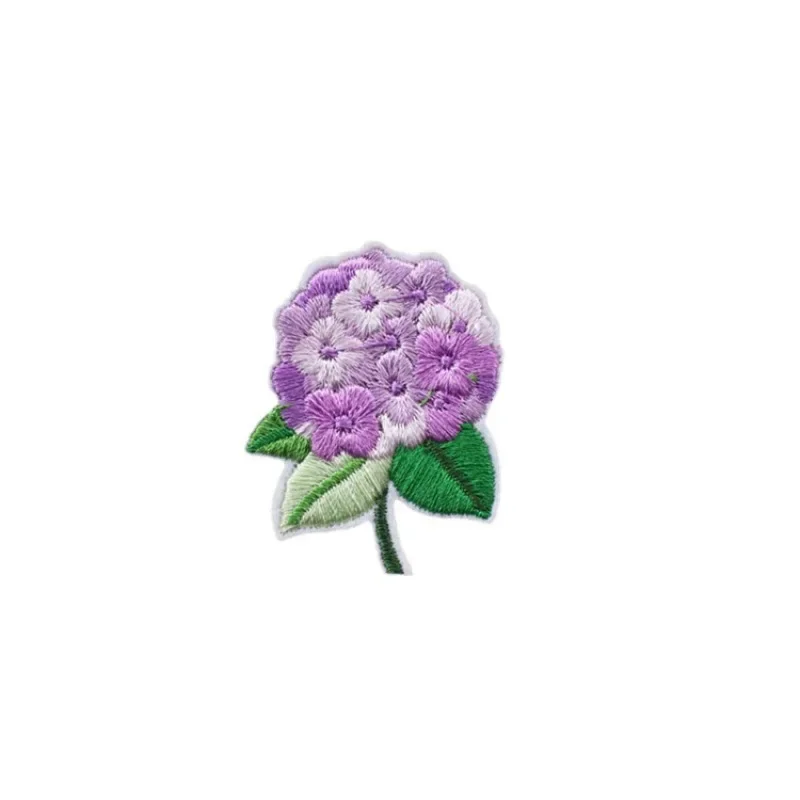 

Hydrangea Lotus Multi Functional New Rose Patch Sunflower Embroidery Label Decorative Patch Hot Selling Versatile