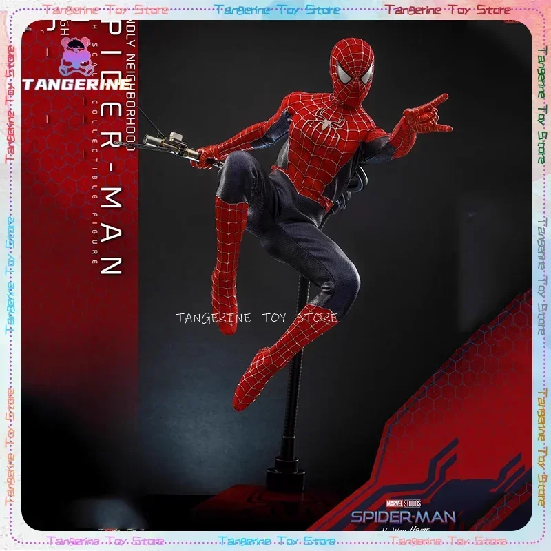 

HT Anime Figure Spider-Man No Way Home Series Pop Handmade Tobey Version Model Collection Dolls PVC Room Ornament Boys Toys Gift