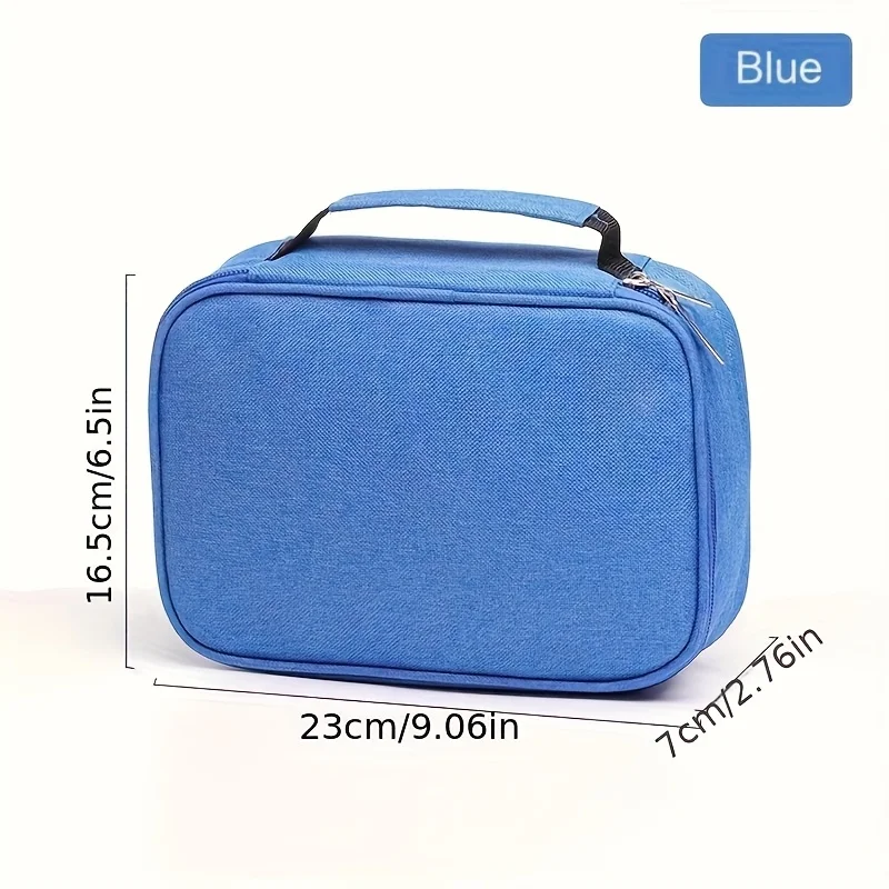 Semplice astuccio impermeabile con 72 fori: grande capacità, multistrato, staccabile, leggero e portatile