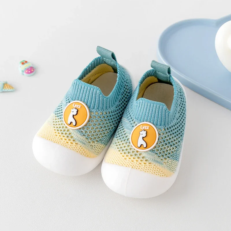 Modische neue Gradient Baby Kleinkinds chuhe für Frühling und Herbst weiche Sohle Anti-Rutsch-Babys chuhe