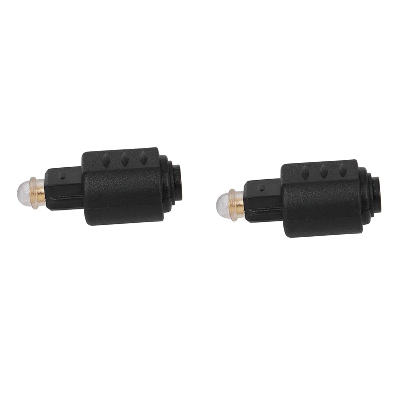 2 Packs Optical 3.5Mm Female Mini Jack Plug To Digital Toslink M Audio Adapter