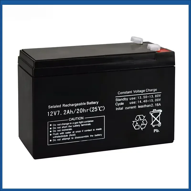 12V 7.2Ah Full Capacity Maintenance Free Lead Acid Battery UPS Solar Energy Storage Backup Power Battery