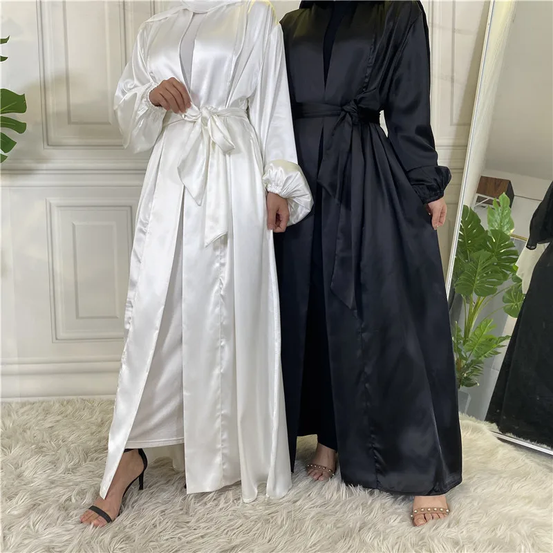 

Open Abaya Dresses for Women Dubai Kaftan Muslim Cardigan Abayas Fashion Casual Kimono Robe Femme Caftan Turkish Islamic Clothes