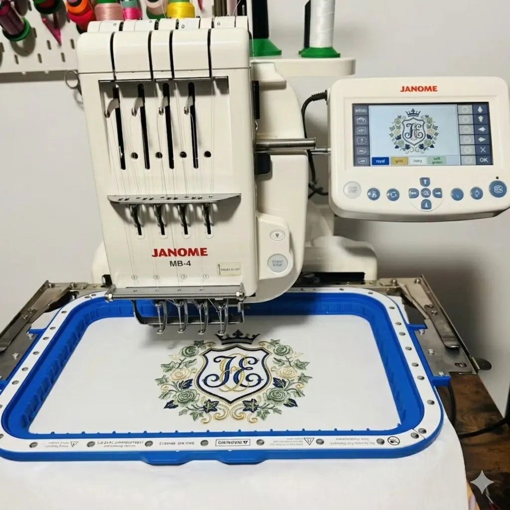 Sewtalent Magnetic Embroidery Hoop for Janome MB4,MB4SE,MB7,MB7E Elna Expressive 940,970 Embroidery Machine