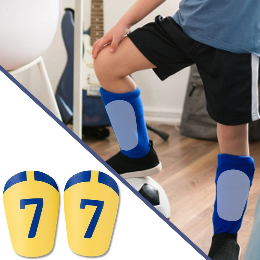 Mini Football Shin Pad Lightweight Wear-resistant Shock Absorbing Leg Protector Practical Training Shank Board for Adult Kids