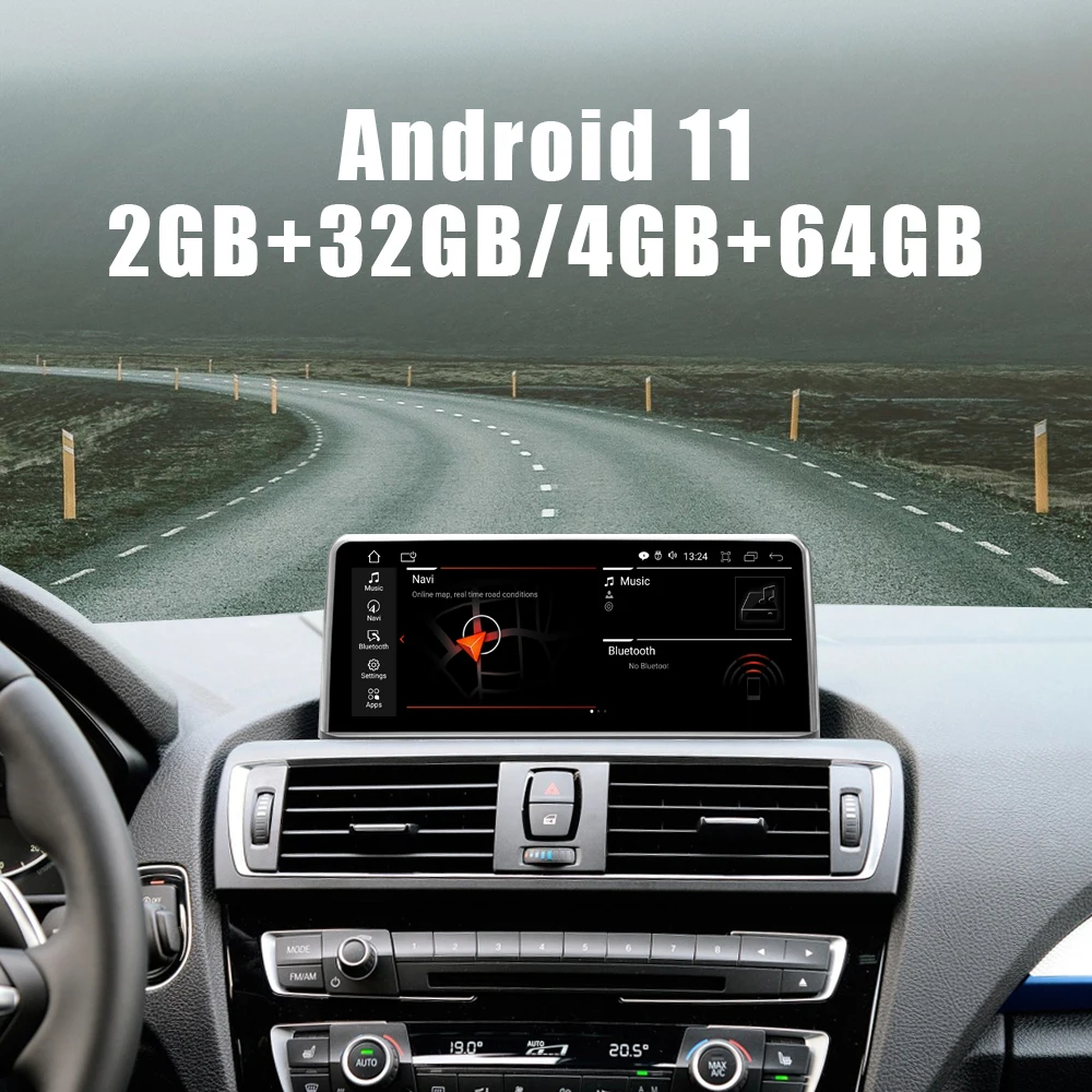 Android 12.0 ID8 For BMW 1 Series F20 F21 Original NBT System Carplay Auto Radio Multimedia Player GPS Navigation