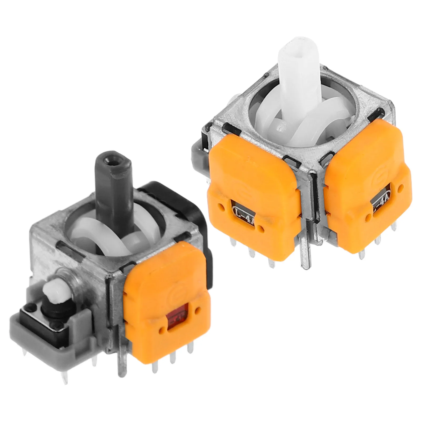 

2 Pcs Hall Electromagnetic Rocker Joystick Replacement High Precision Adjustable 3d Analog Sensor Wheel Table Games