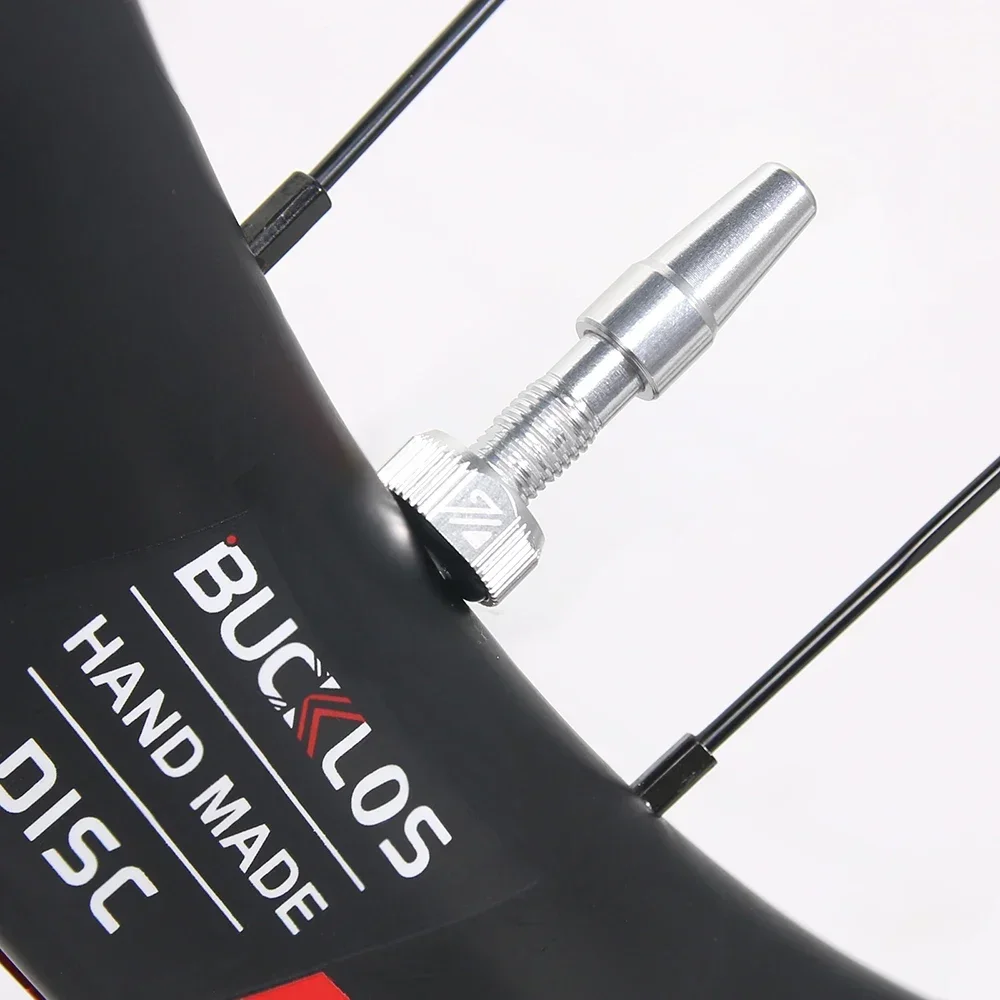 BUCKLOS 40/44/55/60MM Fahrrad Tubeless Ventil Aluminium Legierung Straße Kies Fahrrad Tubeless Reifen Ventil langlebig Fahrrad Presta Ventile – Detail 24