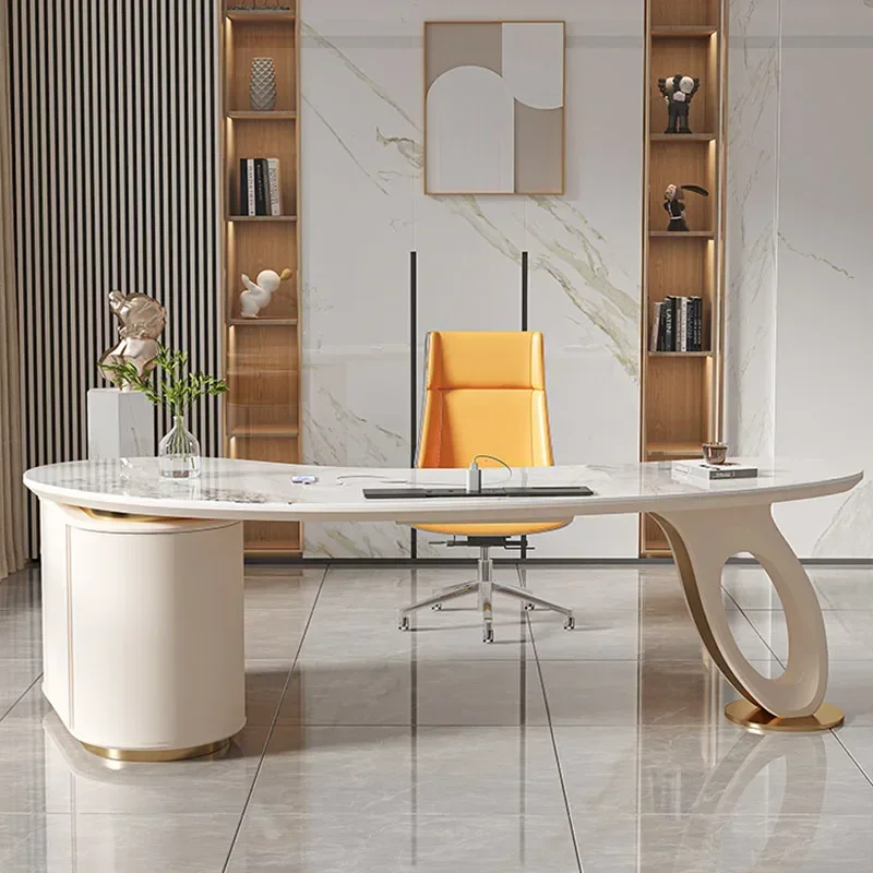 Altezza Scrivania Camera da letto Studente Mobili per ufficio professionali Tavoli da conferenza elevabili Tavolo da studio da gioco a forma di L Casa automatica