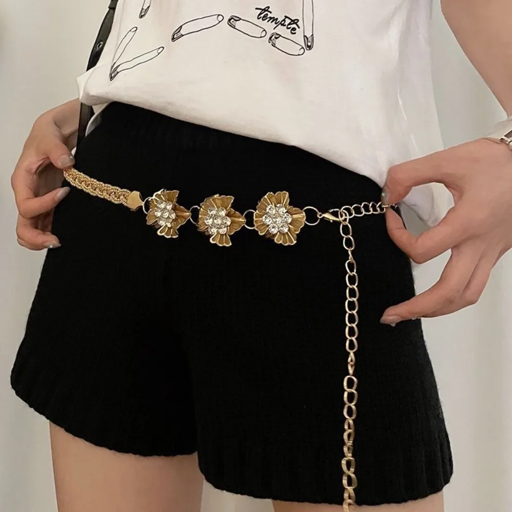 

Новая металлическая поясная цепочка золотого, серебряного цвета, универсальная металлическая цепочка на пояс, высококачественный дизайн, поясная цепочка для женщин