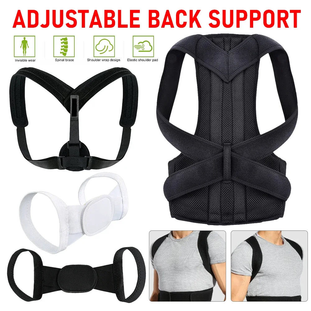 Back Posture Corrector Anti-camel Correction Belt Adjustable Sitting Posture Correction Belts Back Orthopedic Correction Belts