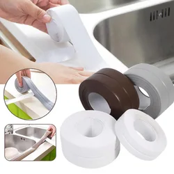 PVC Waterproof Sealing Tape Bathroom Toilet Caulk Tapes Kitchen Sink Countertop Mildew Fouling Proof Sealer Self Adhesive Strip