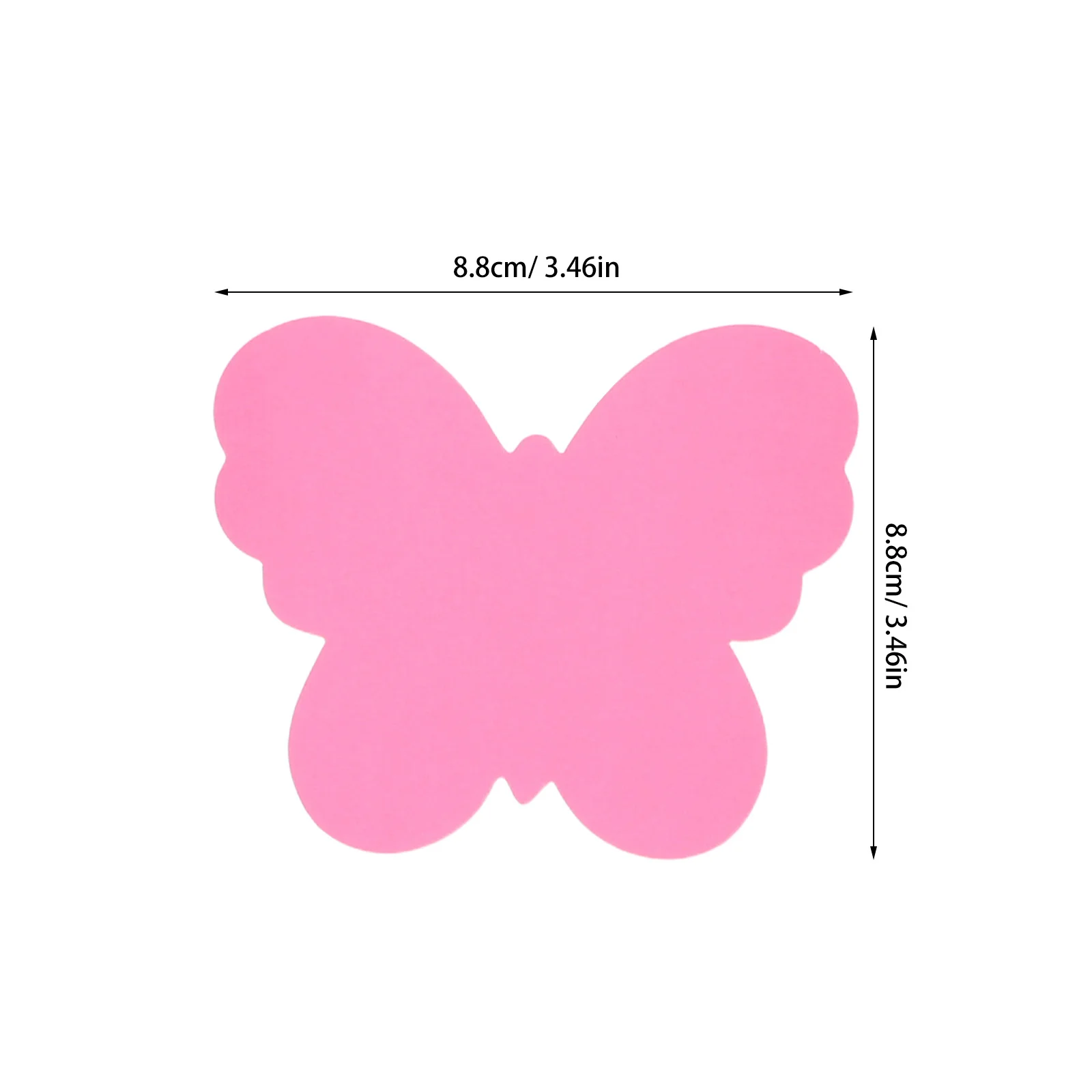 108Pcs Butterfly Cutouts Paper Classroom Decor Bright Reusable Shapes for Bulletin Boards Spring Summer Craft Activities