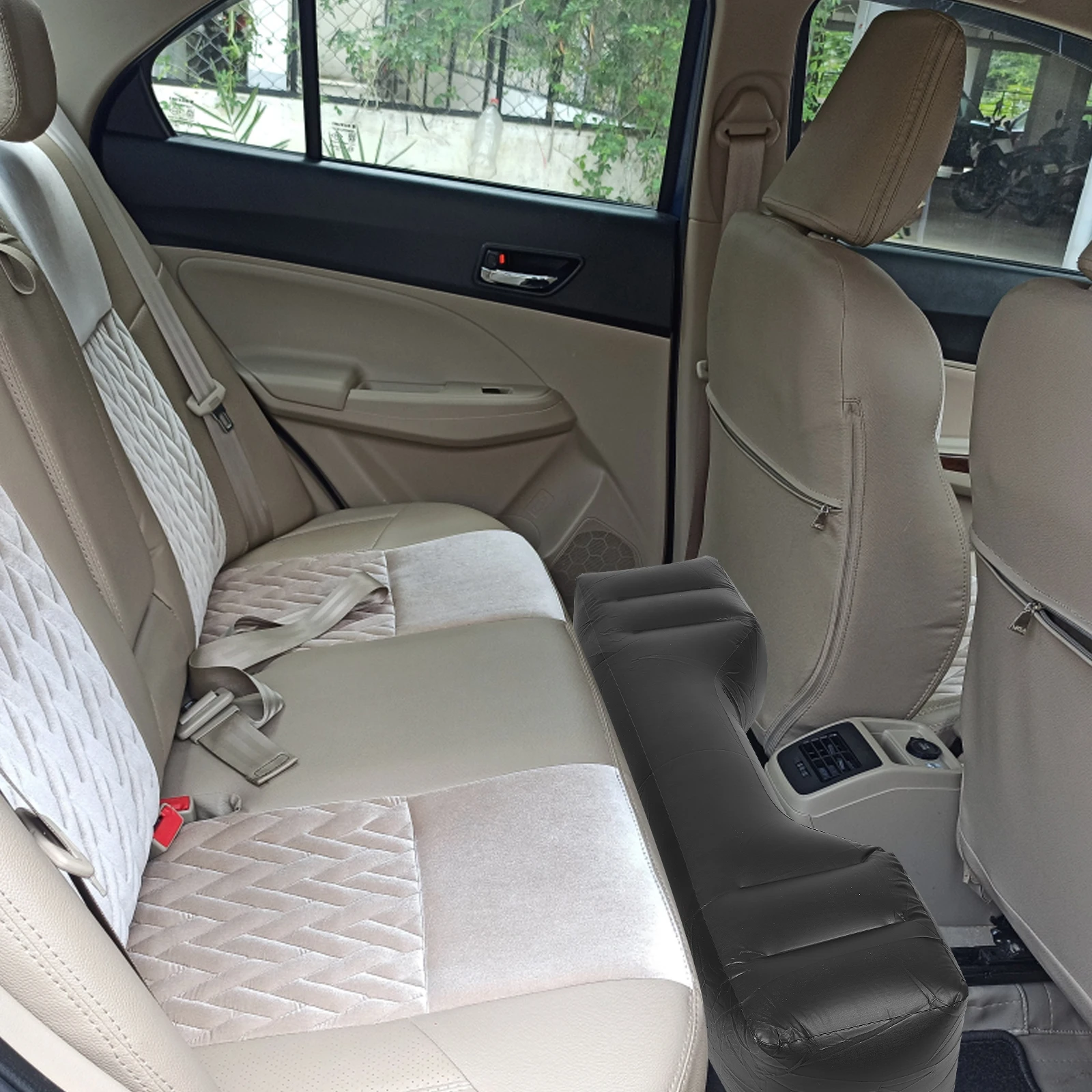 

Car Sleep Back Seat Extender For Suv Inflatable Bed Gap Filler Durable Pvc Mattress Compact Foldable Travel Mat Anti-Slip Dog