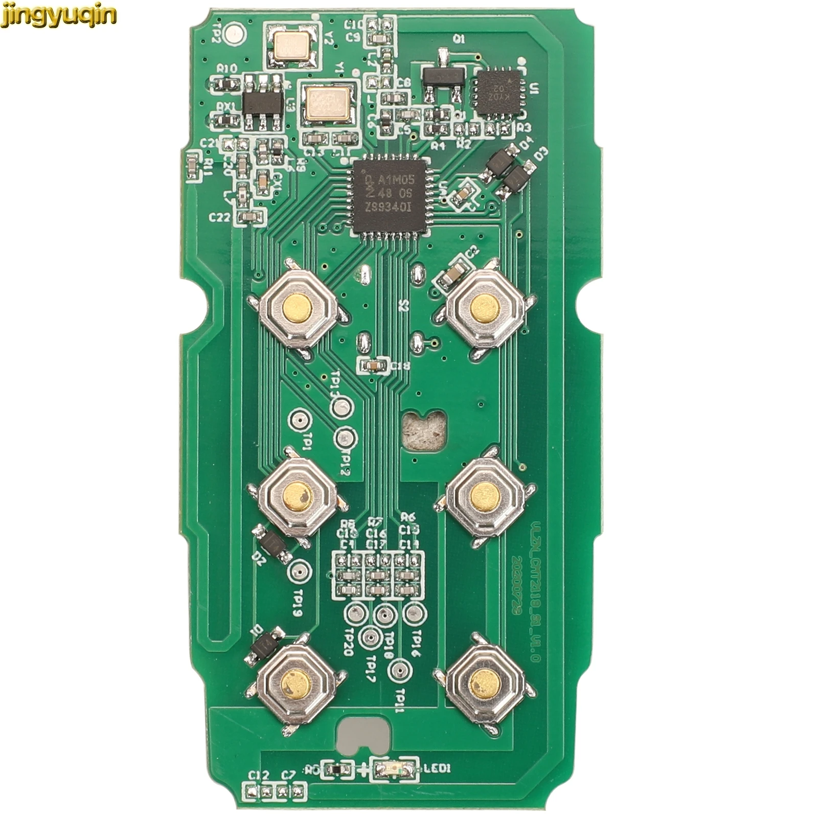 Jingyuqin-chave remota do carro, controle do FOB, 433 MHz, 868 MHz, 902MHz, para Volvo S60L, XC60, S80L, V60, V40, KR55WK49266, 6B, Smart completo, keyless-vai, 3 peças