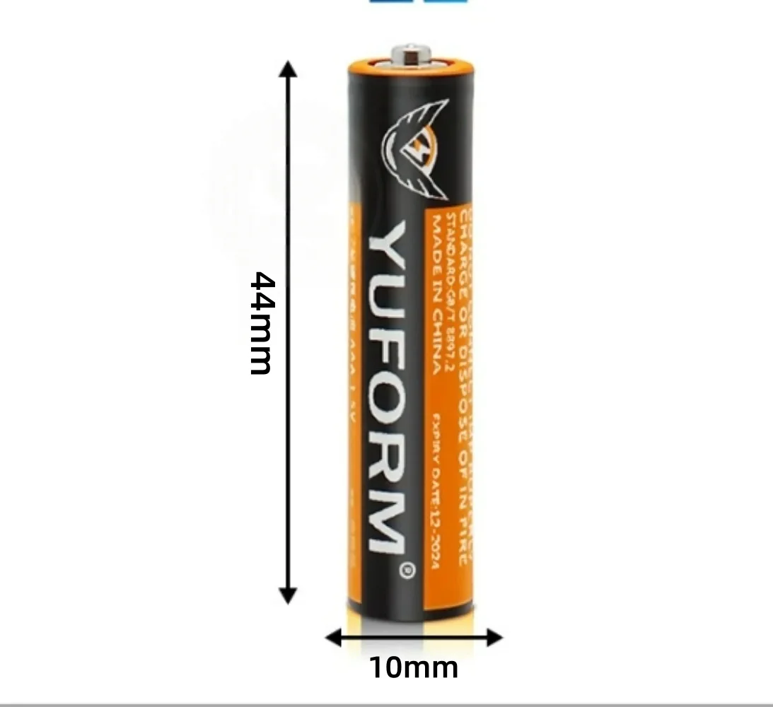 Baterie alkaliczne AAA 1.5V o bardzo dużej wydajności, długotrwałe, do pilotów, zabawek, latarek, myszy, klawiatur, golarek, zegarów