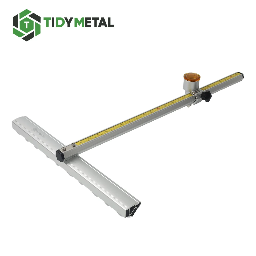 T Shaped Glass Cutter Push Knife Diamond Ceramic Tile Push Adjustable Oil-Fed Glass Cutter for Cutting Thickness 3-12CM