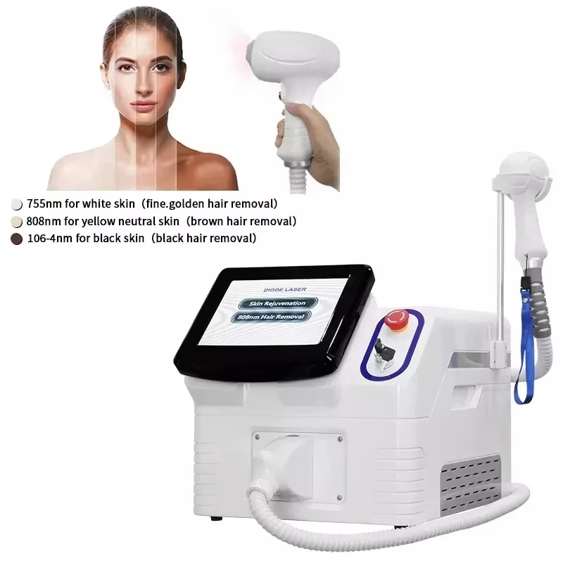 Wanita Laser Epilation Dioda Laser Dioda Laser 808nm Mesin Pen ghilang Rambut 1000000 Berkedip Desktop Dioda Laser Epilierer Spa