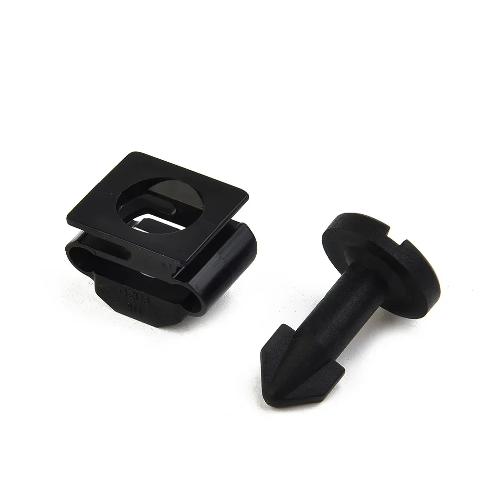 2Pcs/set Plastic Engine Cover Stud Stay Grommet Kit 91501-SS8-A01 91601SS8A01 For Honda Engine Cover Bolt Bonnet Hood Clips
