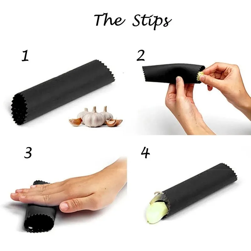 Garlic Stripper Tube Peeling Garlic Peeling Silicone Garlic Peeler Peel Easy Useful Easy Kitchen Tools Non-toxic Safety Gadget image 4