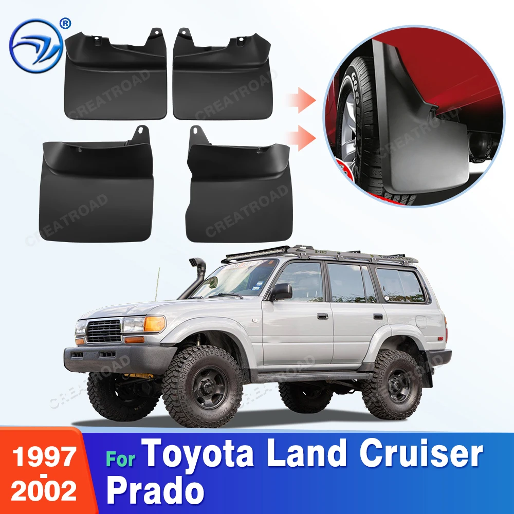 

Для Toyota Land Cruiser Prado 1997-2002 (1998, 1999, 2000, 2001) — Брызговики, Защита от грязи, Аксессуары для автомобиля