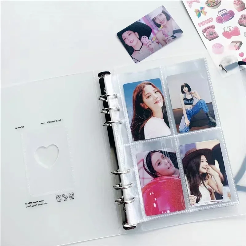 Photocard Photo Album A5 Binder Collect Book DIY Binder Postcard Album School Journal Agenda Planner Korean School Stationery